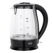 Fierbator electric cordless, Teesa 1.7 l, putere 2200 W, cana gradata, Baza pivotanta 360 grade, filtru anti-calcar