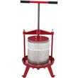 Presa pentru struguri Vevor Inox si fonta, capacitate 14 l, dimensiuni cos 28 x 25 cm