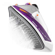 Fier de calcat, talpa ceramica, 2400 W, Abur, functie auto-curatare, Alb/Mov, Anti-Calcar