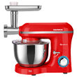 Mixer cu bol de inox 5.5 l, Red 2000 W, 6 trepte de viteza, cu functie de tocat carne