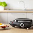 Plita electrica 1500 W, 1 arzator, portabila, diametru 18 cm, Negru