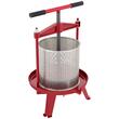 Presa pentru struguri Vevor Inox si fonta, capacitate 14 l, dimensiuni cos 28 x 25 cm