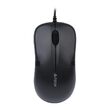 Mouse optic cu fir, rezolutie 1000 dpi, interfata USB, Negru