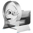 Feliator electric pentru legume si fructe, Profesional, Inox, 0 – 12 mm, 120 W, Ventuze prindere