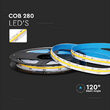 Banda led COB, 24V, 4000K, IP20, 5m, 10W/m