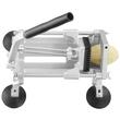 Feliator manual pentru legume, fructe, Profesional, Inox si Aluminiu, 6 mm, Ventuze prindere
