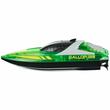 Barca cu motor si telecomanda, 12 km/h, USB, 1.2 Ah, dimensiune 250 x 80 x 70 mm, Verde