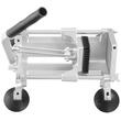 Feliator manual pentru legume, fructe, Profesional, Inox si Aluminiu, 6 mm, Ventuze prindere