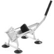 Feliator manual pentru legume, fructe, Profesional, Inox si Aluminiu, 6 mm, Ventuze prindere
