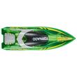 Barca cu motor si telecomanda, 12 km/h, USB, 1.2 Ah, dimensiune 250 x 80 x 70 mm, Verde