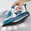 Fier de calcat cu aburi, talpa otel inoxidabil, 2400 W, Decalcifiere, capacitate rezervor apa 270 ml