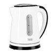 Fierbator electric cordless, Teesa 1.8 l, putere 2200 W, cana gradata, Baza pivotanta 360 grade, Alb