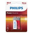 Baterie Philips Power Alcalin, 9V, 6LR61