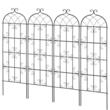 Set 4 Suporturi pentru plante agatatoare, 51 x 180 cm, Otel