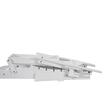 Set 2 scaune pliabile pentru gradina, Alb, 800 × 755 × 915 mm, material HDPE, WaterProof, max 200 kg
