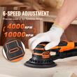 Slefuitor orbital fara perii, 6 x viteze 4000-10000 rpm, putere 350W, platan 152 mm, conector praf