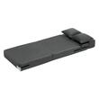 Canapea pentru o persoana, 2 x perne, max 200 kg, Extensibila, Husa detasabila, Dimensiuni extinse 1860 x 730 x 150 mm