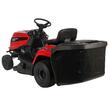 Tractoras pentru gazon, GeoTech, Putere nominala 11.5 CP, Benzina, Diametru taiere cu 2 lame 84 cm, Inaltime taiere 25-80 mm, 6 viteze, volum cos 200 l, faruri led