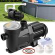 Pompa pentru piscine supraterana, Filtru detasabil, Debit 28800 l/h, Inaltime max 17 m, putere 1300 W, IPX5