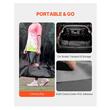 Poarta fotbal, portabila, cadru Otel/Fibra sticla, plasa PE, Dimensiune 364x193x110 cm