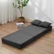 Canapea pentru o persoana, 2 x perne, max 200 kg, Extensibila, Husa detasabila, Dimensiuni extinse 1860 x 730 x 150 mm