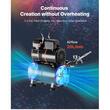 Kit aerograf cu compresor, 23-25 ​​L/min, 120 W, duza 0.3 mm, Volum 9 ml, 24 x vopseluri acrilice
