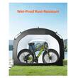 Cort camping pentru depozitare 5 x biciclete, 2 x intrari, fermoare duble, Impermeabil PU4000, 2240 x 2470 x 1980 mm