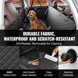 Husa protectie bancheta pentru transport caini/pisici, max 160 kg, sezut 1310 x 630 mm, 2 x buzunare, XL, 7 straturi, Impermeabila
