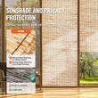 Paravan din stuf 5 x 1.7 m, Protectie vizuala si de vant, Maro deschis, UV