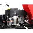 Tractoras pentru gazon, GeoTech, Putere nominala 11.5 CP, Benzina, Diametru taiere cu 2 lame 84 cm, Inaltime taiere 25-80 mm, 6 viteze, volum cos 200 l, faruri led