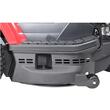 Tractoras pentru gazon, GeoTech, Putere nominala 11.5 CP, Benzina, Diametru taiere cu 2 lame 84 cm, Inaltime taiere 25-80 mm, 6 viteze, volum cos 200 l, faruri led