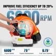 Suflanta pentru frunze cu motor pe benzina 2 Timpi, 1580 m³/h, viteza 296 km/h, rezervor 3 l