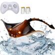 Barca cu motor si telecomanda, Pisica de mare, 12 km/h, USB, 700 mAh, dimensiune 350 x 260 x 55 mm, Maro, Lumina Led