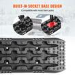 Set 2 placi de tractiune pentru noroi, nisip, zapada, off-road, max 10 Tone, 692 x 278 x 68 mm
