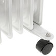 Calorifer electric cu ulei Adler Alb, 9 elementi, 3 trepte de putere 800W/1200W/2000W