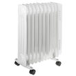 Calorifer electric cu ulei Adler Alb, 9 elementi, 3 trepte de putere 800W/1200W/2000W