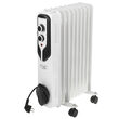 Calorifer electric cu ulei Adler Alb, 9 elementi, 3 trepte de putere 800W/1200W/2000W