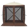 Pavilion de gradina cu 4 pereti laterali, Pliabil, 1.83 x 1.83 x 2.1 m, Maro, Geanta transport, UV