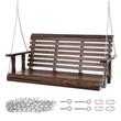 Leagan din lemn de cedru, 3 persoane, Maro, Lanturi si accesorii prindere, 1370 x 710 x 600 mm, max 362 kg