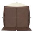 Pavilion de gradina cu 4 pereti laterali, Pliabil, 1.83 x 1.83 x 2.1 m, Maro, Geanta transport, UV
