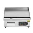 Plita electrica, Plancha Inox 2800 W, suprafata de gatit 450 x 300 mm, Grosime placa 10 mm