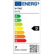 TUB LED T8 7W 60CM 6400K ALB RECE - 160LM/WATT