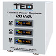 Stabilizator trifazat de tensiune 20000VA / 16000W, Servomotor cu compensare trifazată, undă sinusoidală pură