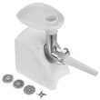 Masina de tocat carne cu accesorii carnati 800 W, Alb, 3 site