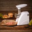Masina de tocat carne cu accesorii carnati 800 W, Alb, 3 site