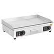 Plita electrica, Plancha Inox 4400 W, suprafata de gatit 730 x 400 mm, Grosime placa 10 mm