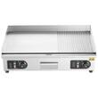 Plita electrica, Plancha Inox 4400 W, suprafata de gatit 730 x 400 mm, Grosime placa 10 mm