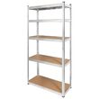 Raft galvanizat cu 5 polite, 90x40x180 cm, capacitate pe polita 175 kg