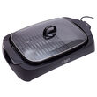 Gratar electric cu capac de sticla, 3000 W, dimensiune placa de gatit 380 x 224 mm, suprafata striata / neteda