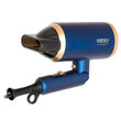 Uscator de par ionizant cu difuzor si maner pliabil, 1800 W, 2 trepte temperatura, Albastru